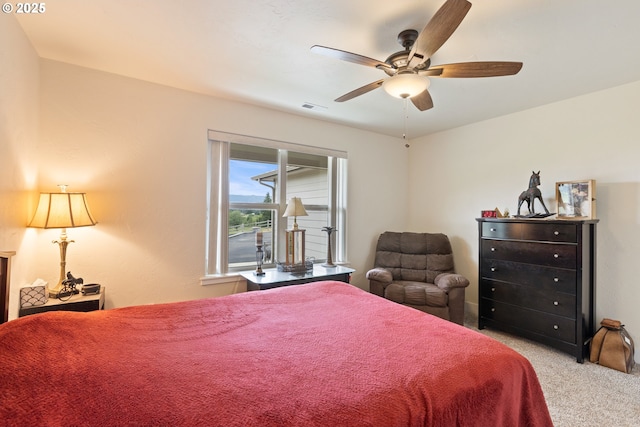 910 Swallow Ave, Sutherlin, OR 97479 - bedroom featuring light colored carpet and a ceiling fan
