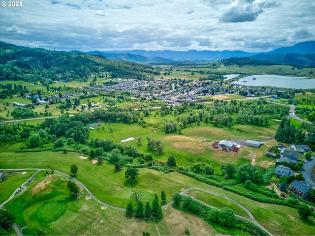 910 Swallow Ave, Sutherlin, OR 97479 - aerial view of a water and mountain view