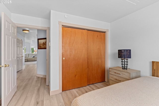 3979 NE Johns Ave, Neotsu, OR 97364 - bedroom with wood finished floors and a closet
