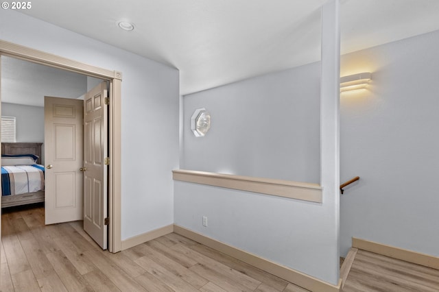 3979 NE Johns Ave, Neotsu, OR 97364 - hallway with light wood-type flooring and baseboards