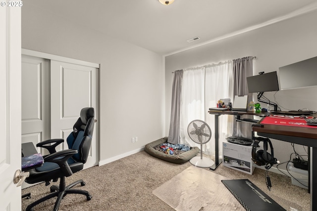 360 NE Rose Ridge Dr, Winston, OR 97496 - carpeted home office with baseboards
