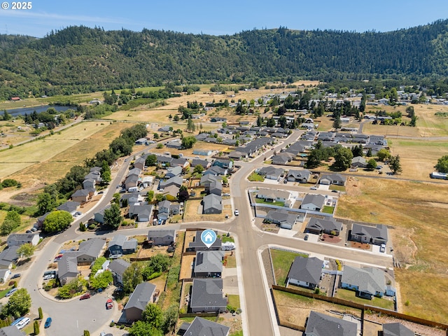 360 NE Rose Ridge Dr, Winston, OR 97496 - aerial view of residential area with a forest