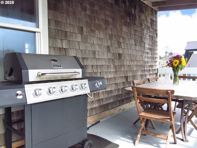 view of patio / terrace with grilling area