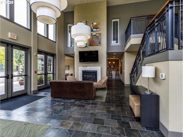 interior space with stairway
