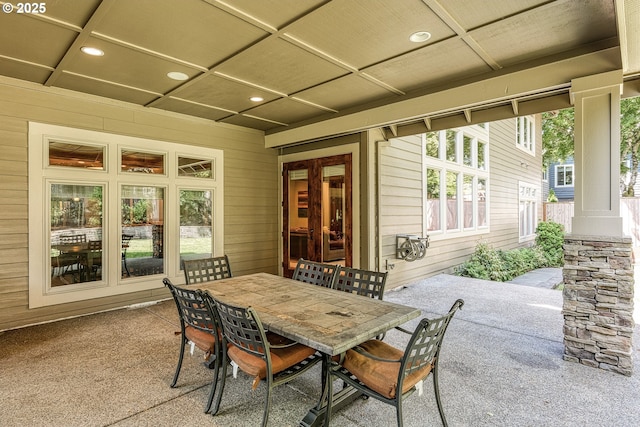 8585 NW Copeland St, Portland, OR 97229 - view of patio featuring outdoor dining area