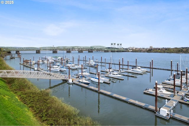 707 N Hayden Island Dr Unit 413, Portland, OR 97217 - dock area featuring a water view