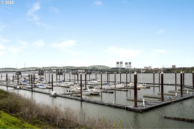 707 N Hayden Island Dr Unit 413, Portland, OR 97217 - dock area featuring a water view