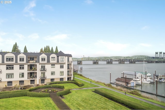 707 N Hayden Island Dr Unit 413, Portland, OR 97217 - water view with a notable bridge
