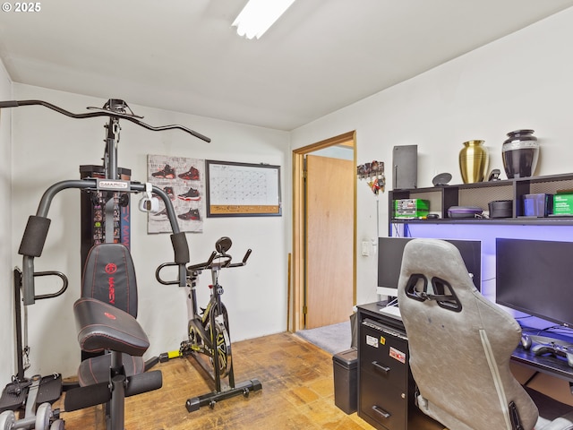 view of exercise room