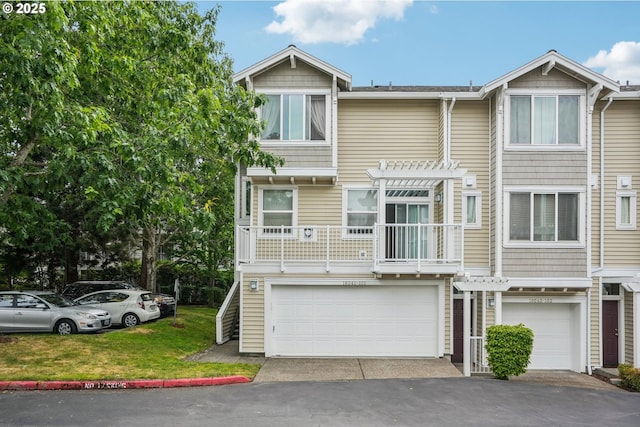 16040 SW Audubon St Unit 101, Beaverton, OR 97003 - multi unit property featuring an attached garage, driveway, and a pergola