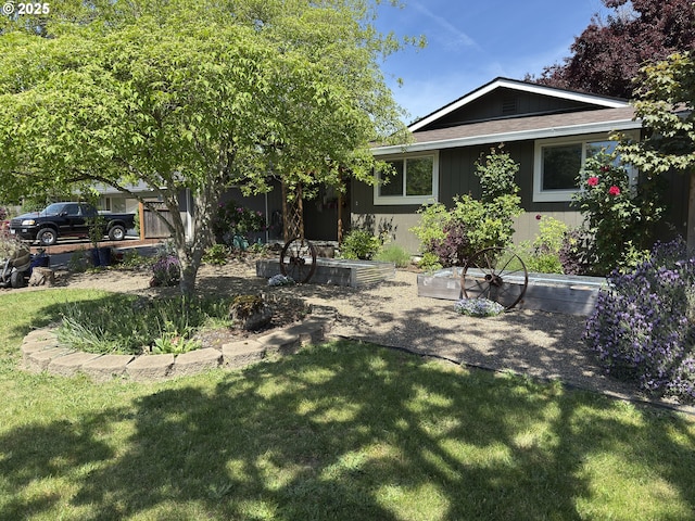 19795 SW Frances St, Beaverton, OR 97003 - view of front of property with a front lawn and a shingled roof