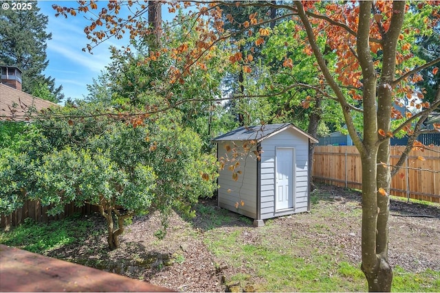 3700 NE Maywood Pl, Portland, OR 97220 - view of shed featuring a fenced backyard