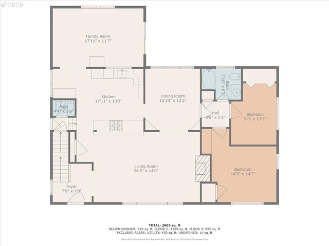 3700 NE Maywood Pl, Portland, OR 97220 - room layout