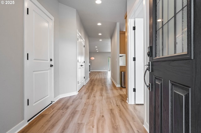 5807 NE 77th Cir, Vancouver, WA 98661 - entrance foyer featuring recessed lighting and light wood finished floors