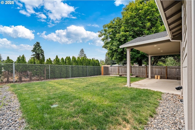 5807 NE 77th Cir, Vancouver, WA 98661 - fenced backyard featuring a patio area