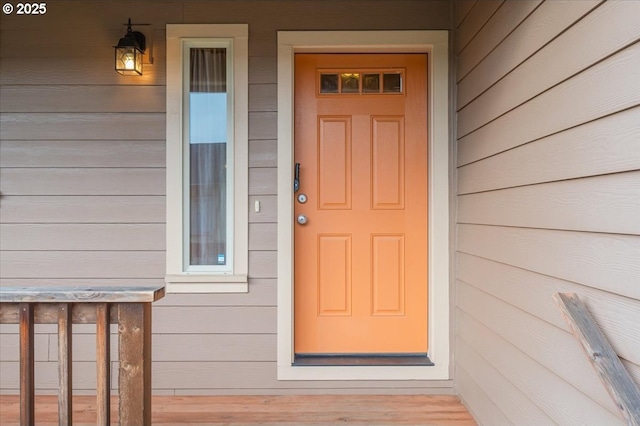 view of property entrance