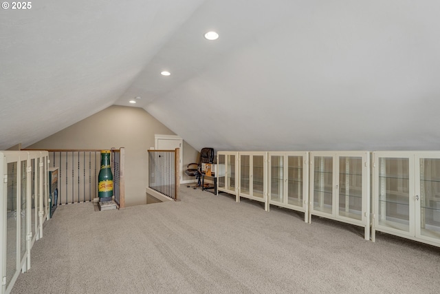 4506 NE 121st St, Vancouver, WA 98686 - bonus room with vaulted ceiling, carpet, and recessed lighting