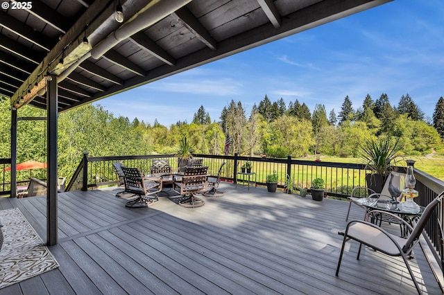 view of deck