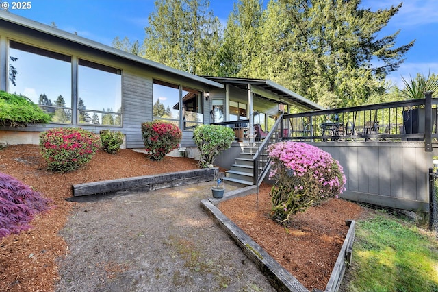 view of entrance to property