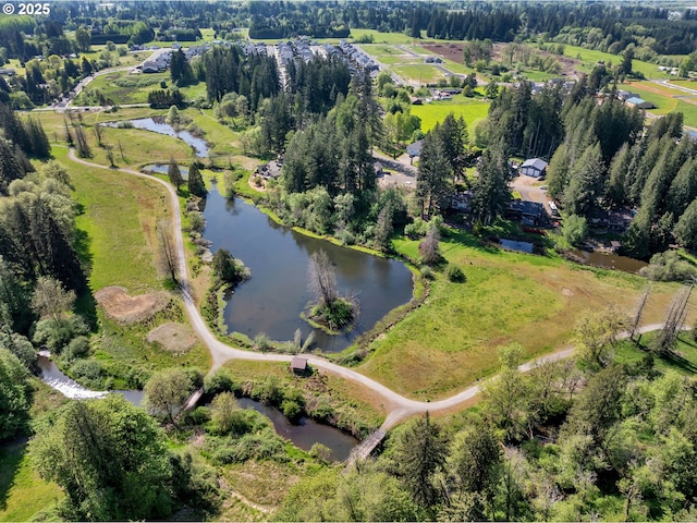 view of property location with a nearby body of water