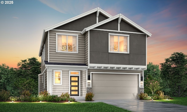 7863 SW Thornbridge Ter Unit 11, Beaverton, OR 97007 - contemporary home with concrete driveway and an attached garage