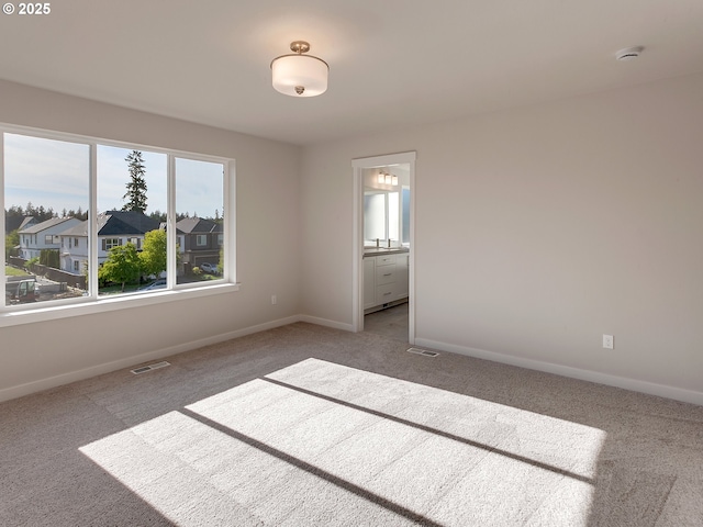 13859 SW Sabrina Ave, Tigard, OR 97140 - unfurnished room featuring light carpet, baseboards, and a sink