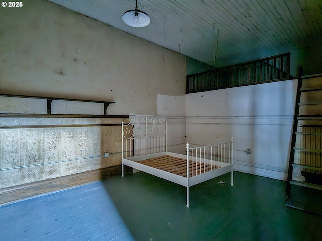 unfurnished bedroom featuring wood-type flooring