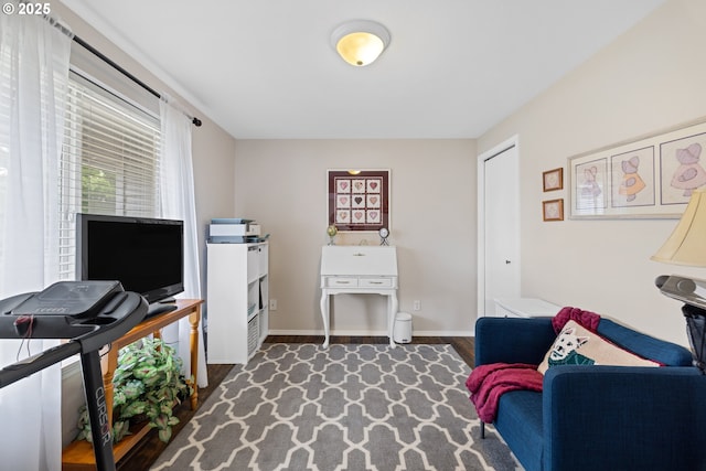 4931 NE Mink Ct, Salem, OR 97305 - office space with wood finished floors and baseboards