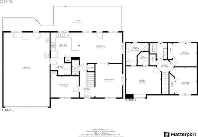 4931 NE Mink Ct, Salem, OR 97305 - view of home floor plan