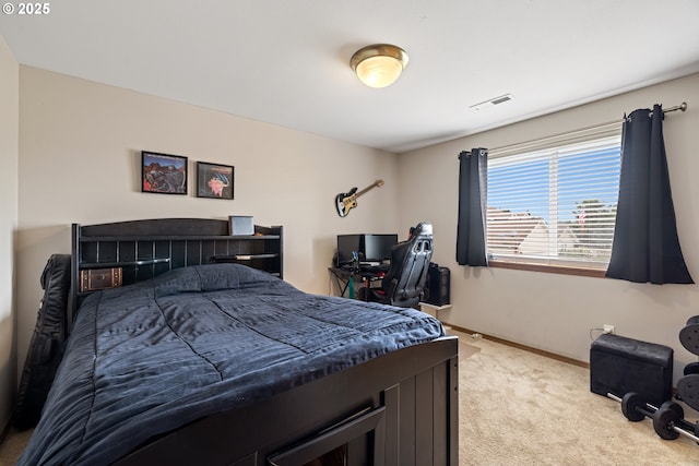 4931 NE Mink Ct, Salem, OR 97305 - bedroom with light carpet and baseboards