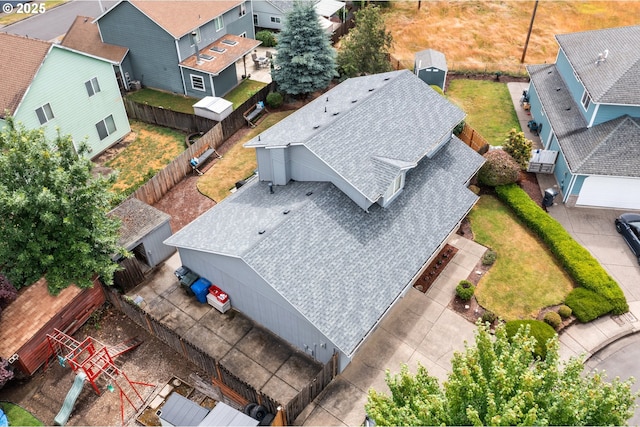 4931 NE Mink Ct, Salem, OR 97305 - aerial perspective of suburban area
