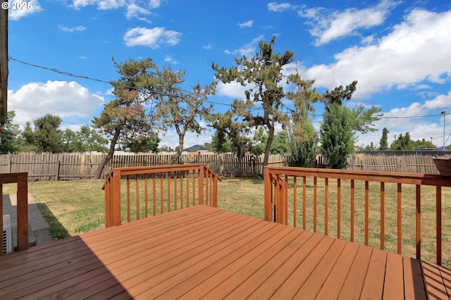 695 32nd St, Springfield, OR 97478 - wooden deck featuring a fenced backyard