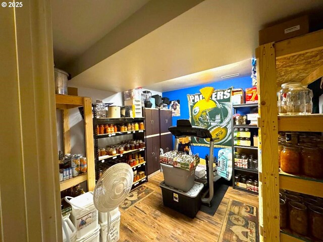 view of storage room