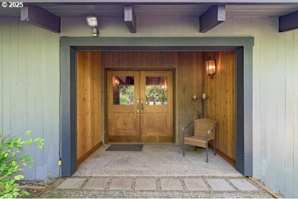 86595 N Modesto Dr, Eugene, OR 97402 - view of exterior entry with french doors