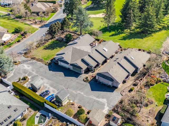 birds eye view of property featuring a residential view