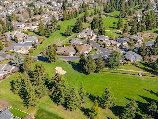 bird's eye view featuring a residential view