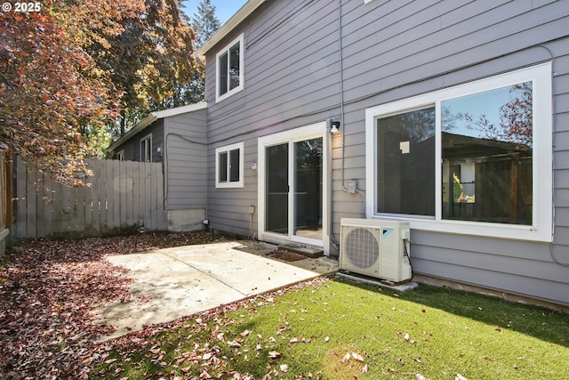 5594 SW Murray Blvd, Beaverton, OR 97005 - back of house featuring a yard, fence, ac unit, and a patio area
