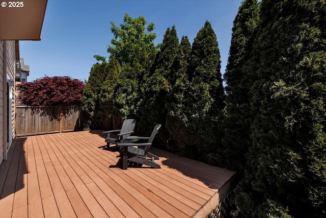 view of deck
