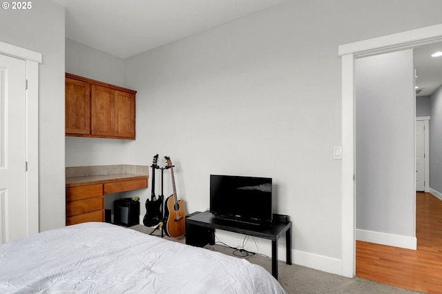 3730 Hemlock Pl SE, Albany, OR 97322 - bedroom with baseboards and wood finished floors