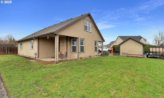 3730 Hemlock Pl SE, Albany, OR 97322 - back of house with a patio area