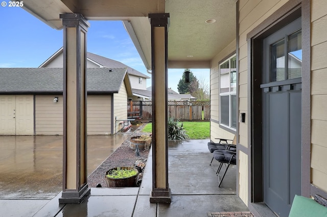 3730 Hemlock Pl SE, Albany, OR 97322 - view of patio / terrace featuring fence