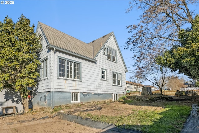 view of home's exterior