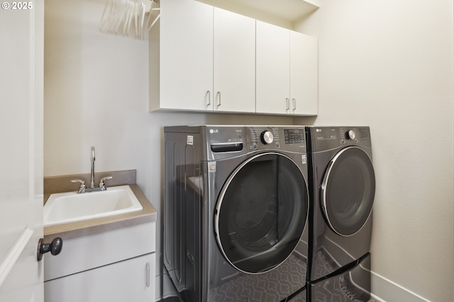 10135 SW Morrison St, Portland, OR 97225 - washroom featuring independent washer and dryer and cabinet space