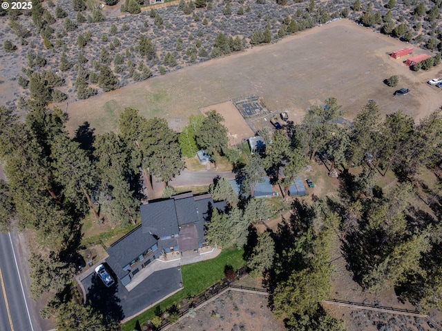 aerial view of property's location