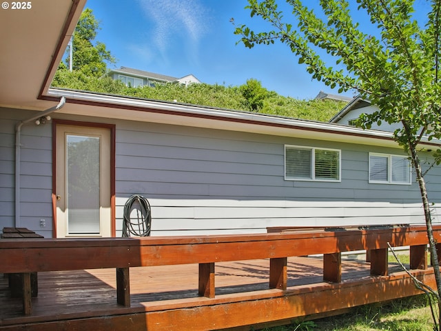 450 Pleasant Ave, Astoria, OR 97103 - view of home's exterior with a wooden deck