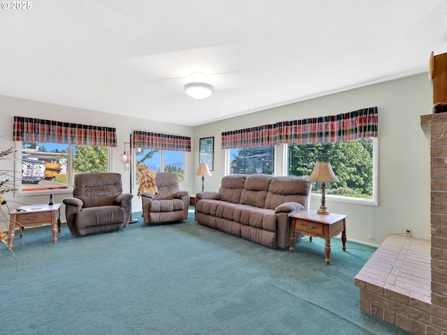 450 Pleasant Ave, Astoria, OR 97103 - living area featuring carpet flooring and healthy amount of natural light
