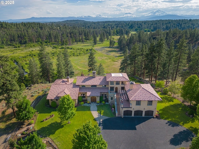 16465 Suntree Ln, Sisters, OR 97759 - view of subject property with a forest and a mountain backdrop