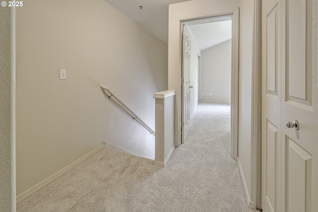 1115 NE 86th Way, Hillsboro, OR 97006 - hallway with an upstairs landing, light colored carpet, and baseboards