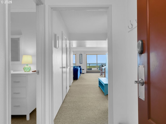 1146 N Marion Ave Unit 628, Gearhart, OR 97138 - hall featuring carpet floors