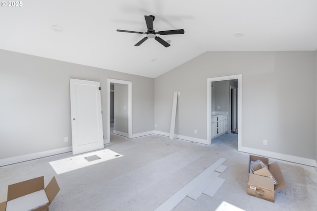 4410 NE 55th Way, Vancouver, WA 98661 - unfurnished bedroom featuring lofted ceiling and ensuite bath